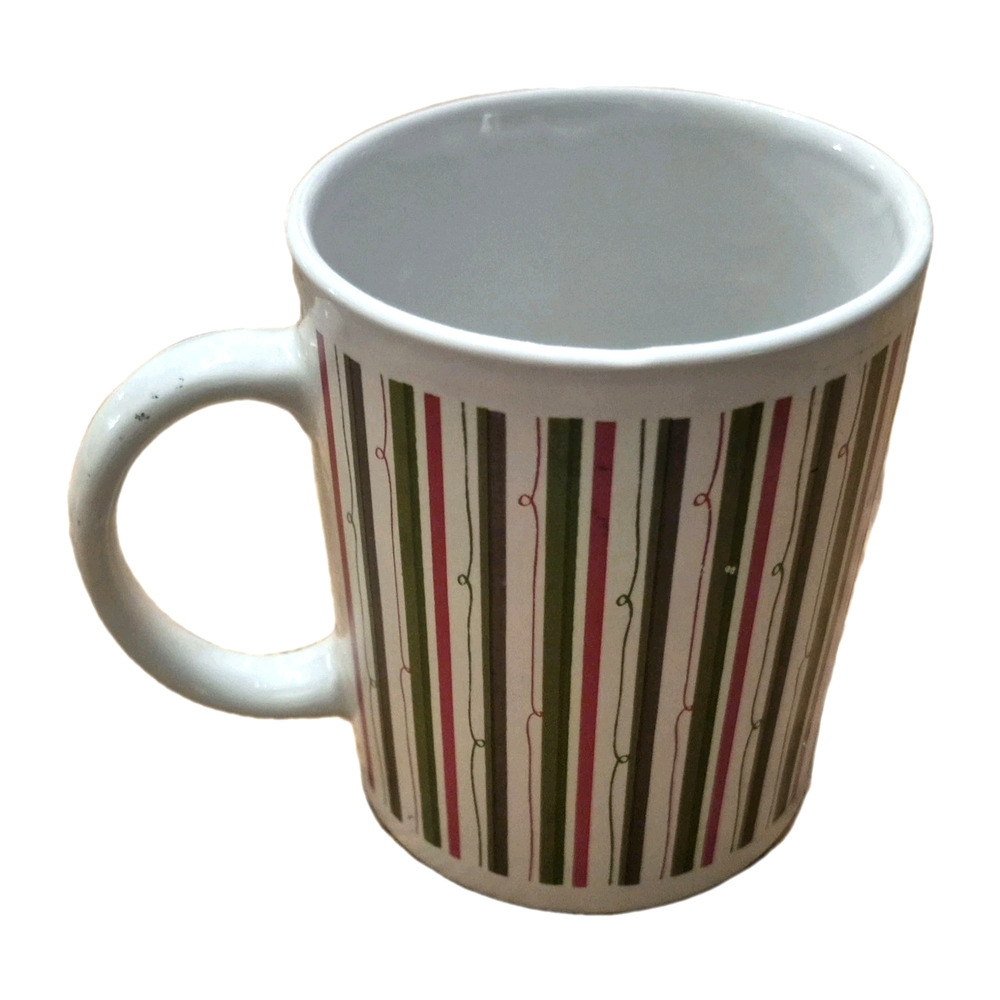 Vintage Holiday Seasons Porcelain Christmas Mug 12oz Capacity